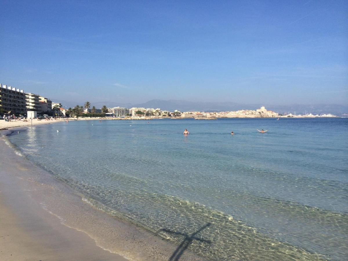 Grand Studio 7 Minutes De La Plage Et Climatise Sur Juan Les Pins Antibes Exterior foto
